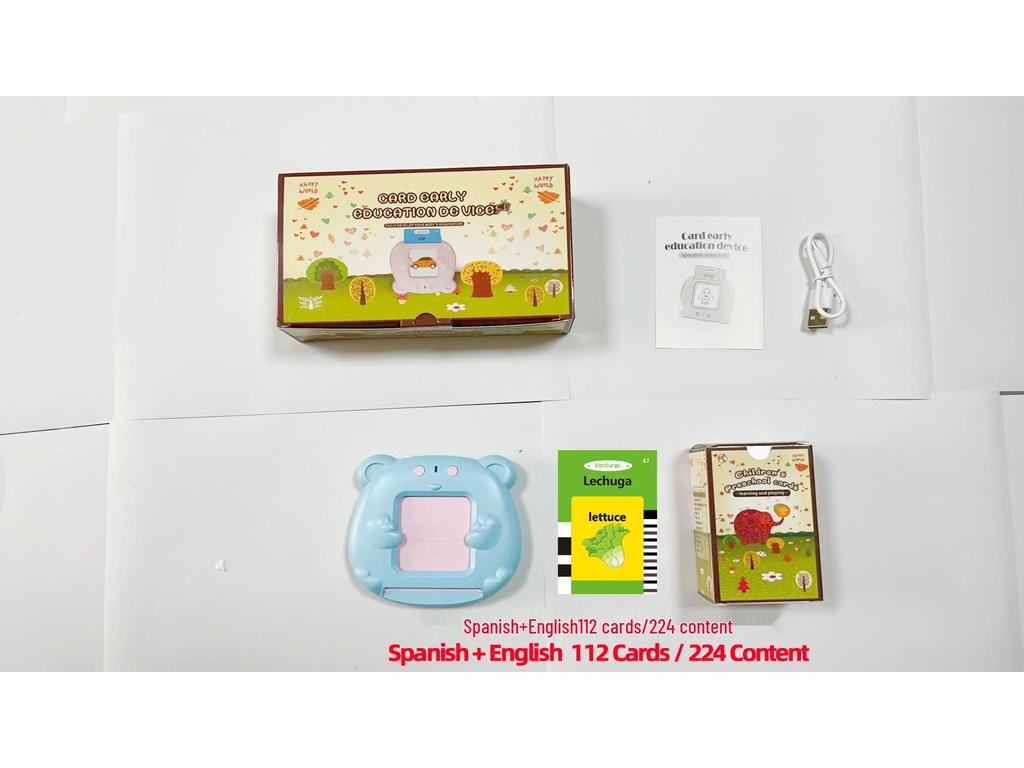Kids' Educational English Flash Card Voice Learning Machine