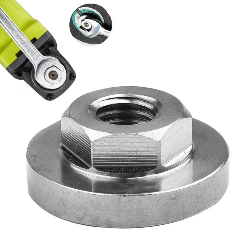 Hexagon Nut for 100 Type Angle Grinder Stainless Steel Hexagon Nut Pressure Plate Quick Change Locking Nut Angle Grinder Acces
