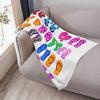 Summer Flip-Flops Throw Blanket Thermal Soft Luxury Brand Tourist Loose Sleeping Bag Blankets
