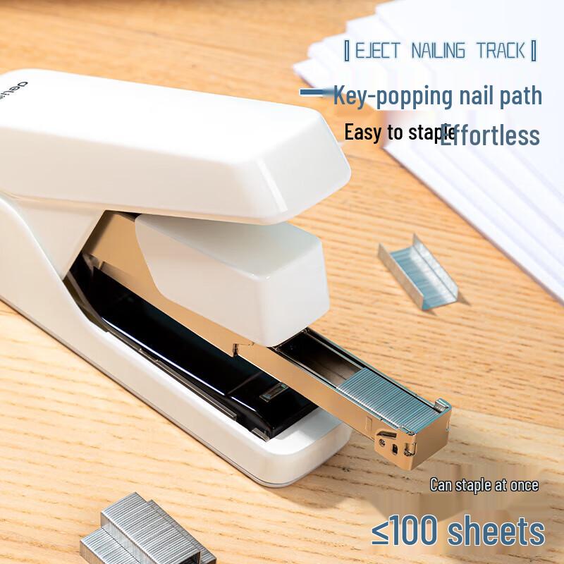 Deli 0371S Effort-Saving Flat Stapler
