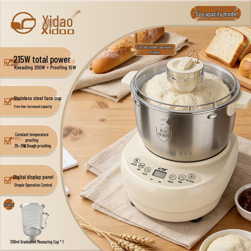 Compact Fully Automatic Dough Kneading & Fermentation Chef Machine
