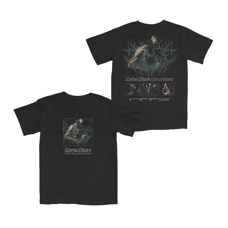 LORNA SHORE Camiseta Suelta Estampada Death Metal Nuclear Dark Rock Americana para Hombres y Mujeres