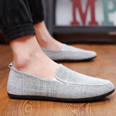Old Beijing Cloth Shoes Men's Spring and Summer Low-top Breathable Casual Single Shoes All-match Loafer Shoes