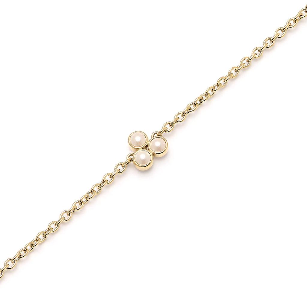 Olivia Burton Classic Pearl Cluster Gold Bracelet Women's (obj24100069)