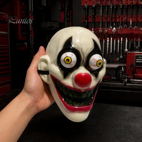 Durable Three Dimensional Cosplay Mask Halloween Horror Full Face with Protruding Bloodshot Eyeballs, Scary Party Realistic for Adult Costume Parties