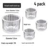 Aromatherapy Vertical Stripe Glass Candle Holder Jar - Scented Candle Holiday Souvenir.