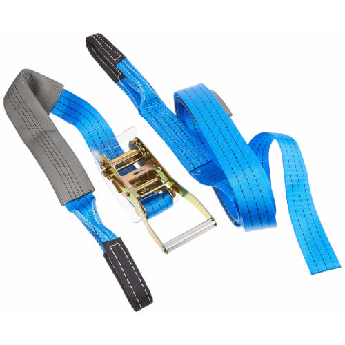Three-way Win Lashing Belt, 5m/50mm Width, 2000kg Load Capacity, Ratchet Belt, I-hook Compatible, Eye Type, Fixed, Ratchet Type, 50mm, 5m, Cargo Tie-d