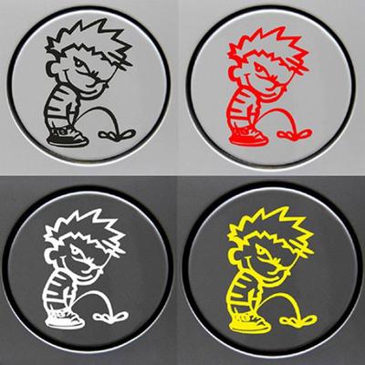 Waterproof Funny Naughty Boy Pee Car Rear Windshield Door Tank Lid Sticker Decal