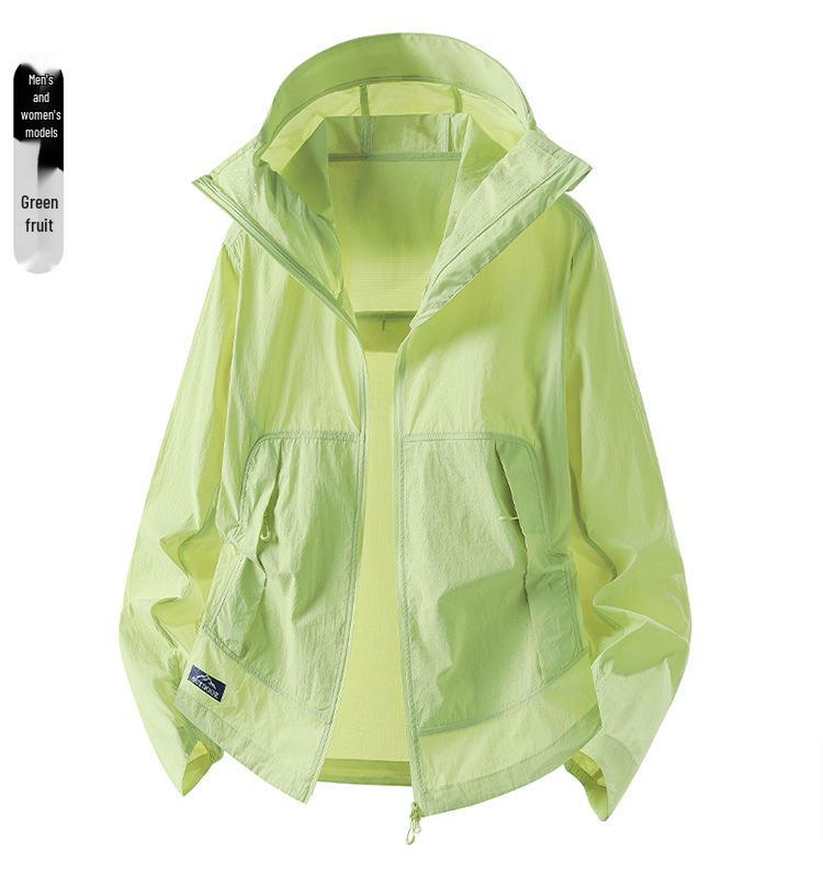 Men's Ice Silk UPF50+ Anti-UV Summer Sun Protection Jacket - Custom Logo Available.