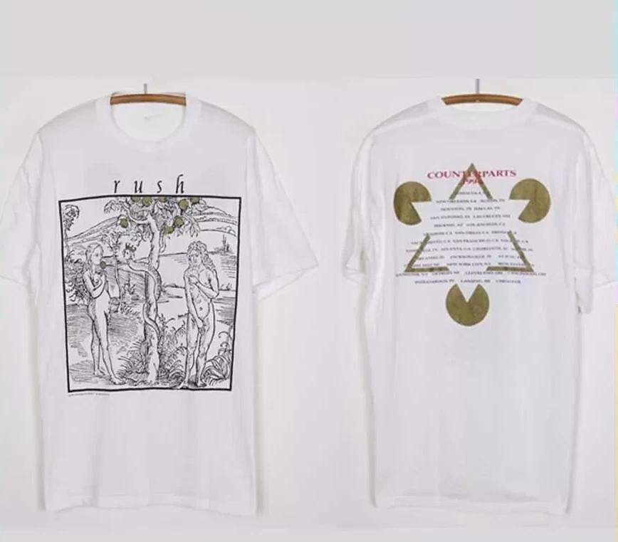 Vintage 1994 Rush Counterparts Tour T-shirt, size S-5XL Unisex T-Shirt S
