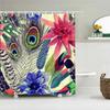 Beautiful Butterfly 3D Shower Curtains With Hooks Waterproof Fabric Flowers Printed Bathroom Curtain 180X180 Bathtub Screen