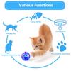 Pet Cat Interactive Glowing Ball Portable Colorful Mini Running Exercise Ball Toys Exquisite Gifts