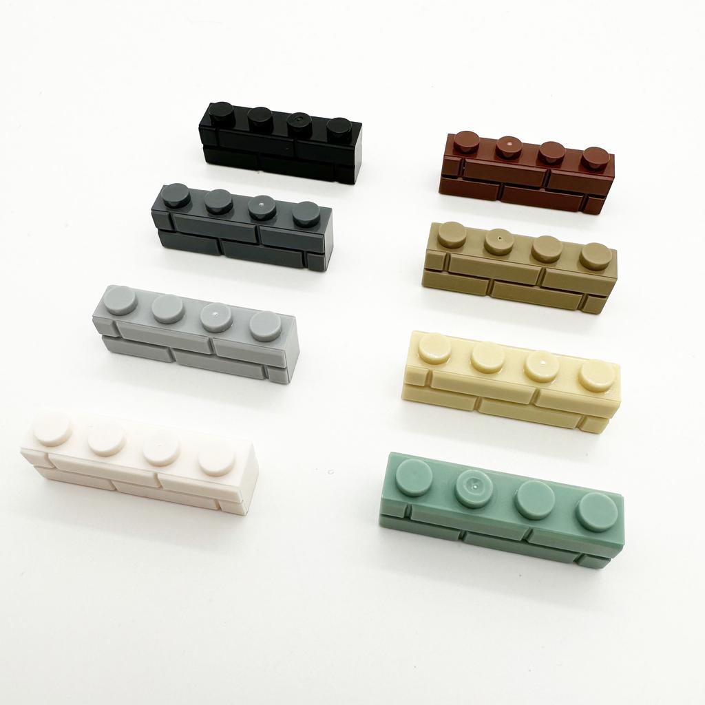 300pcs Bulk Building Blocks Thick wall Figures Bricks 1x4 Dots Educational Creative Size Compatible With 15533 Toy for Children