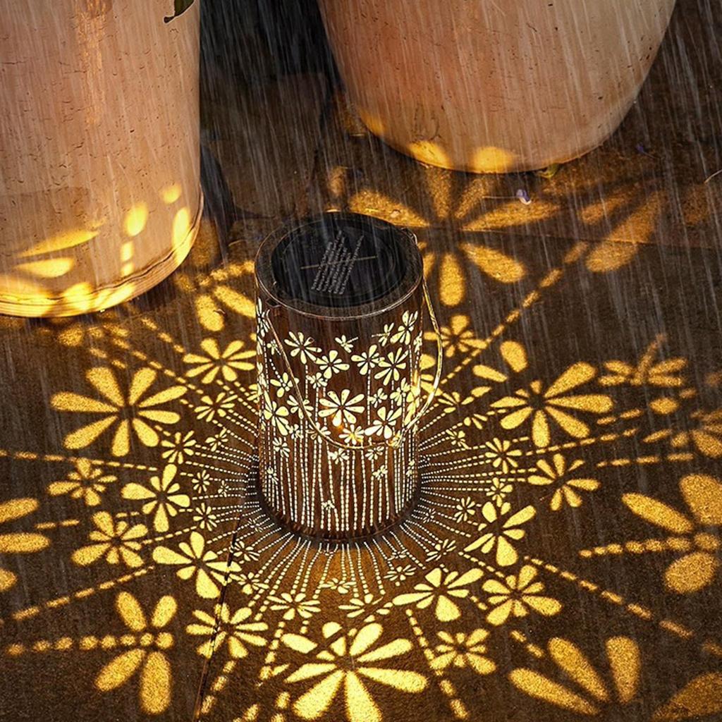 Außenlaternen für Veranda Wasserdichte Blumenlampen Dekorationen Solare Wegbeleuchtung Außen für Hof Draußen Weg Landschaft