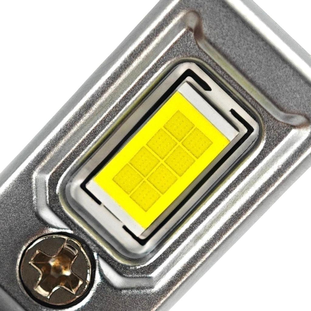 2 piezas H3 LED bombilla 9V-16V CANBUS 4000lm blanca potente