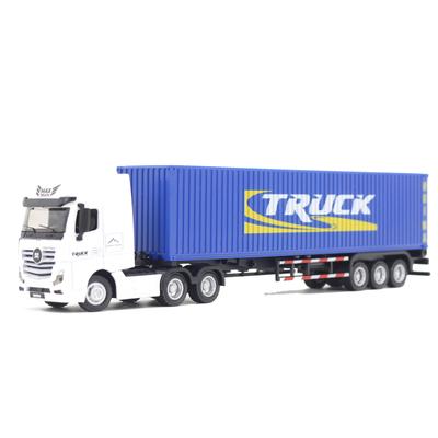 1/50 Scale Dump Trailer Truck Vehicles Toys, Dump Truck with Trailer, Toy Trucks for Kids
