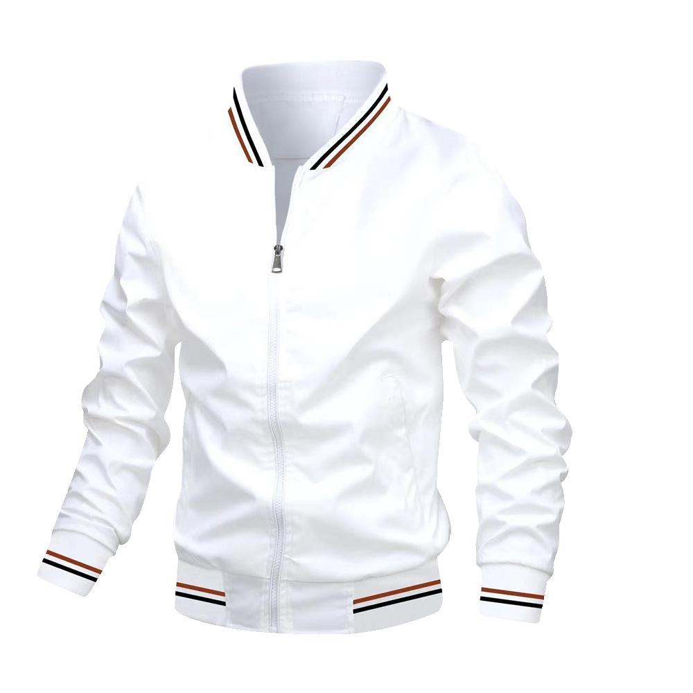 Trendsetter Men's Spring/Autumn Casual Jacket - European & American Style Thin Outerwear