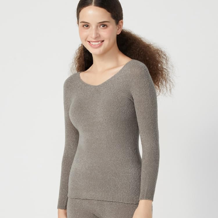 Triumph Sloggi Whip Touch Sleeve Inner Top 6852 Size 3/4 (Mystery Gray) M/LL