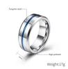 8mm Simple Tungsten Ring for Men Women Fashion Personality Two-tone Couple Jewellery Cut-resistant Wedding Finger Ring