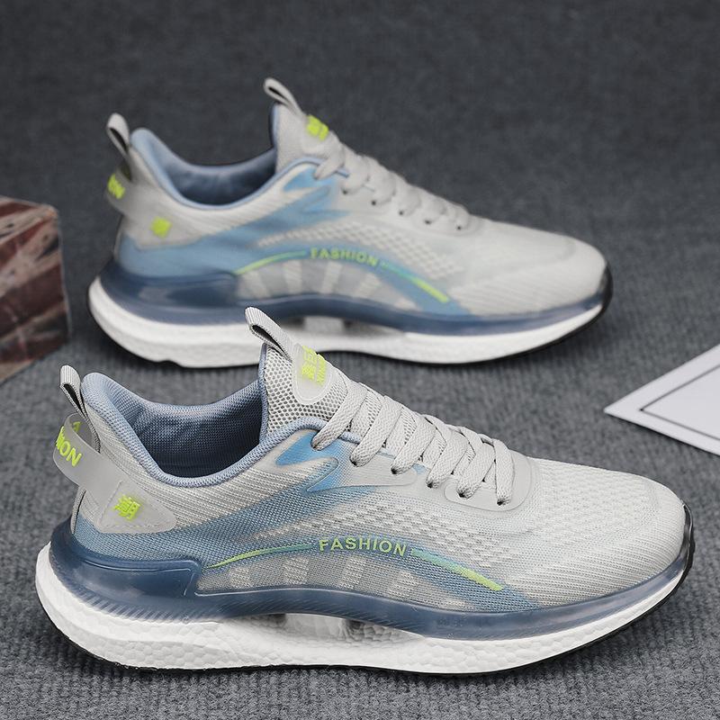 

Кроссовки мужские весенние сетчатые дышащие новая беговая обувь подошва попкорн мужская повседневная обувь 44