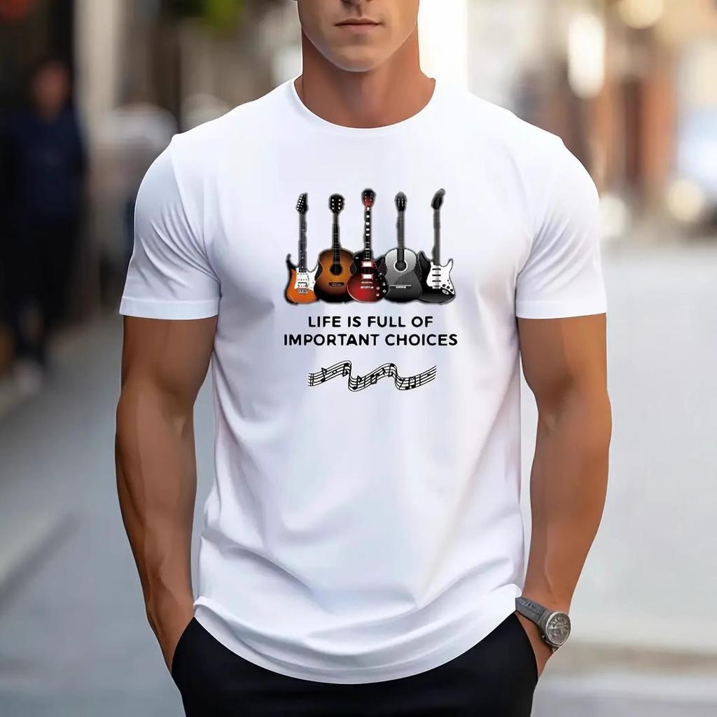 Men's 3D Printed T-Shirt Short Sleeve O-Neck Pullover Casual Top