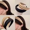 Elegant High Cranium Headbands Satin Cloth Hairbands  Female Daily Party Press Hair Accessories