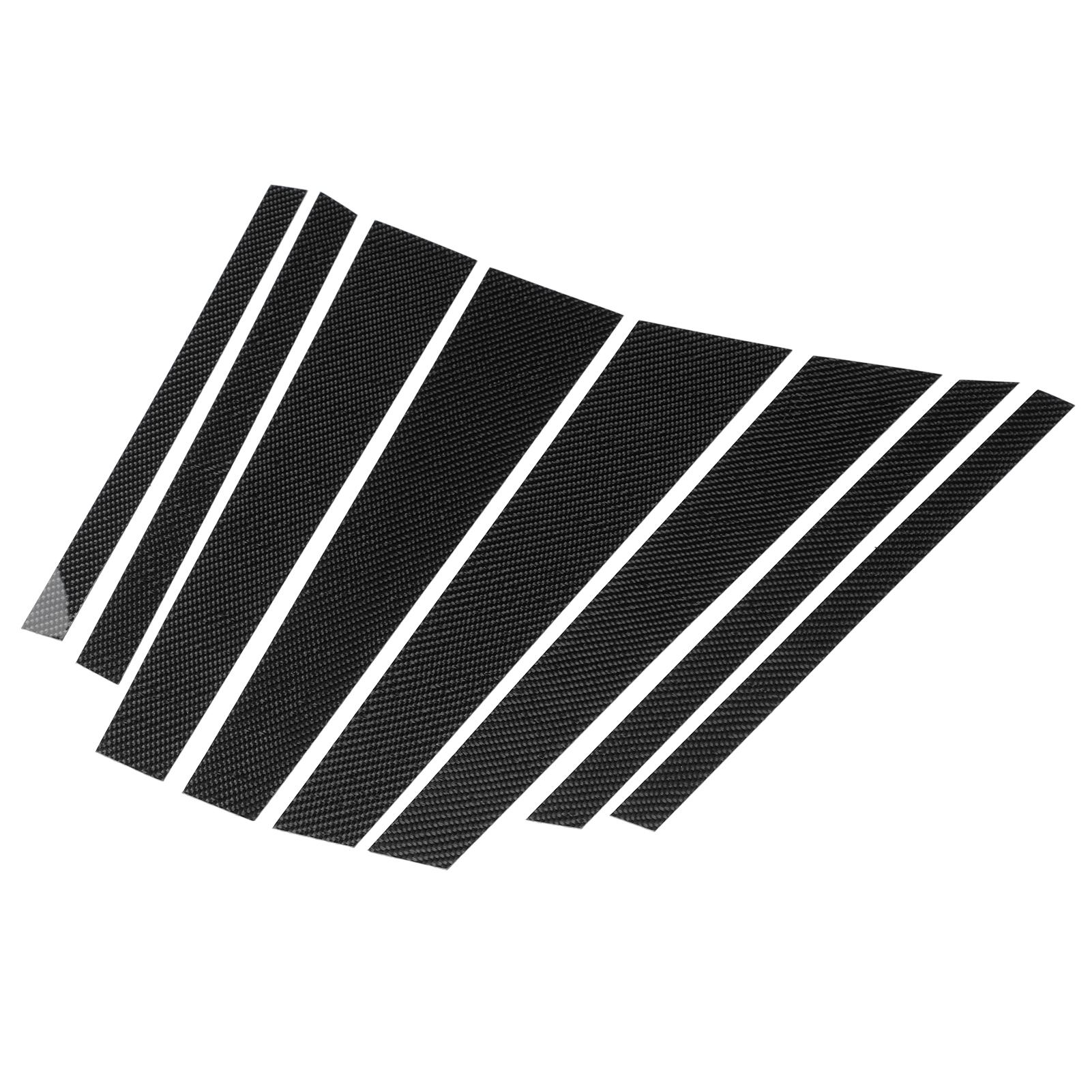 

8 шт. Накладки на оконные стойки B из углеродного волокна, декоративные наклейки, подходят для X5 F15 20142018