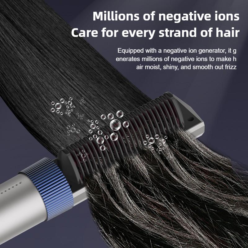2024 Wireless Hair Straightener Hot Comb Anti-scald Professional Electric Brush Smoot Hairstyle Iron Negative Ion Hair Care Comb