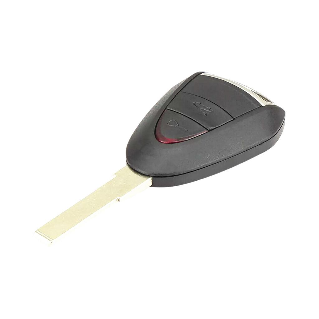 2/3 Buttons Remote Key Fob Shell w/Rubber Mat for Porsche 911 (997) 2005-2012