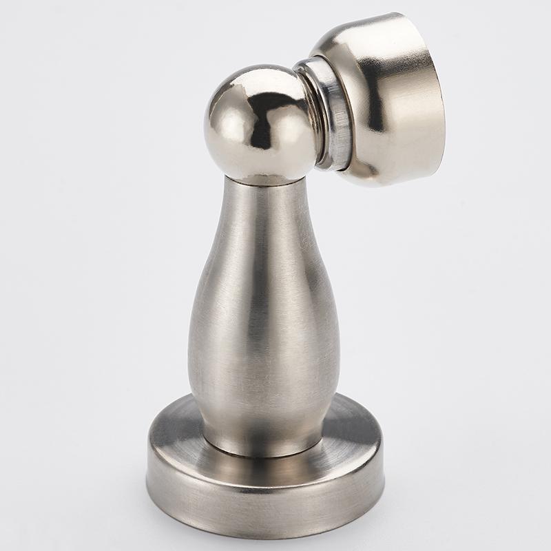 304 Stainless Steel Magnetic Floor Door Stopper - Invisible Anti-Collision Wall Mount for Bathroom Door