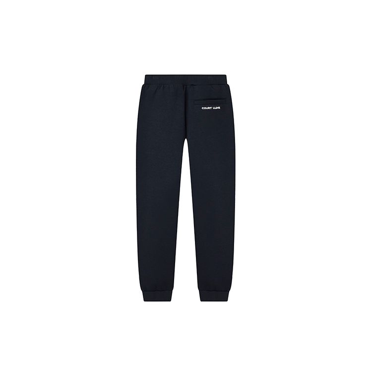 FILA Solid Knit Tapered Sports Pants Women bottoms Dark-Blue A11W143608F-NV