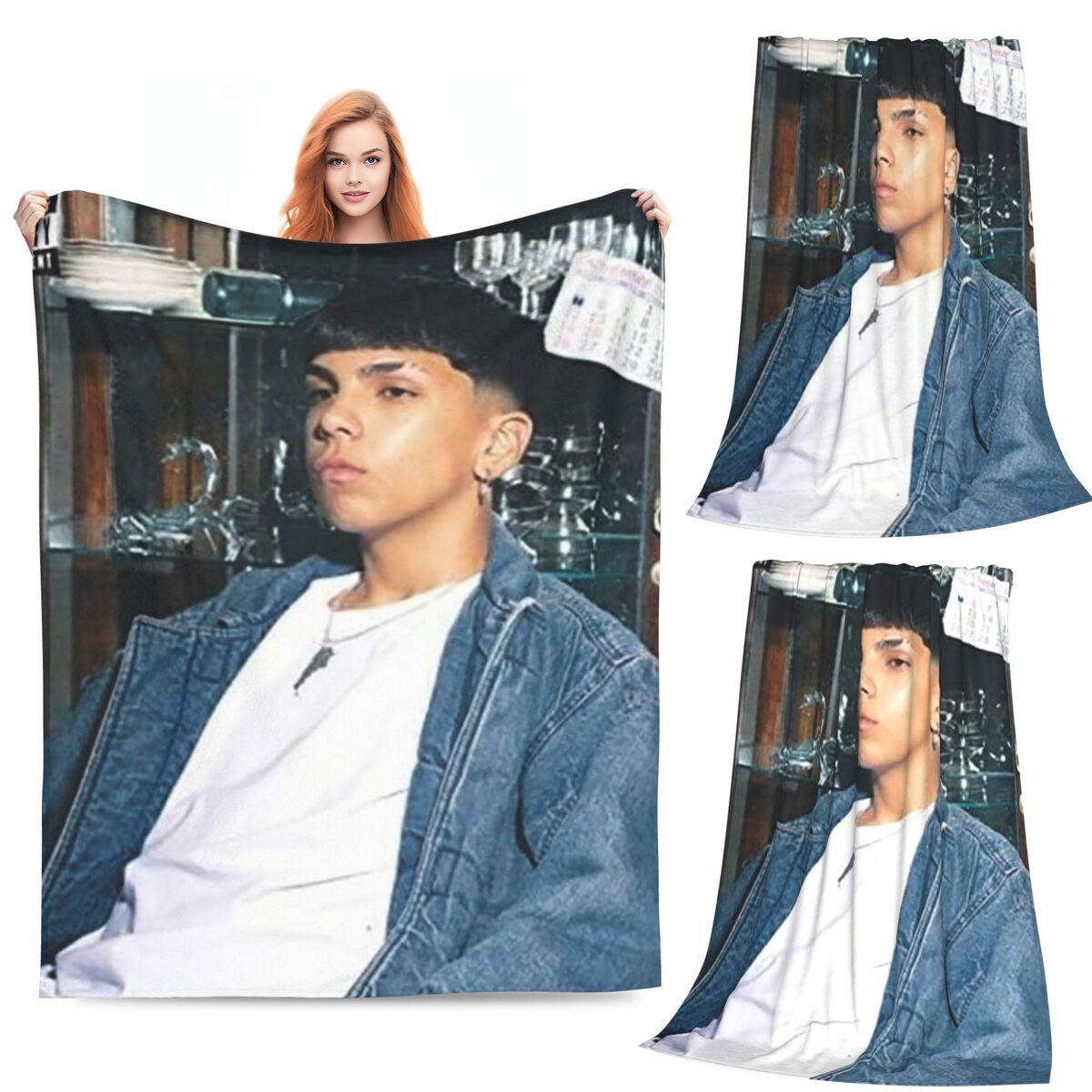 

Rapper Milo J 166 Album Deluxe Blankets Soft Warm Flannel Throw Blanket Bedspread for Bed Living room Picnic Travel Home Sofa 100cmx150cm