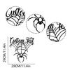 Metal Spider Wall Art, Halloween Home Decor, Gothic Metal Sign, Spider Web Ornament, Vintage Tin Sign