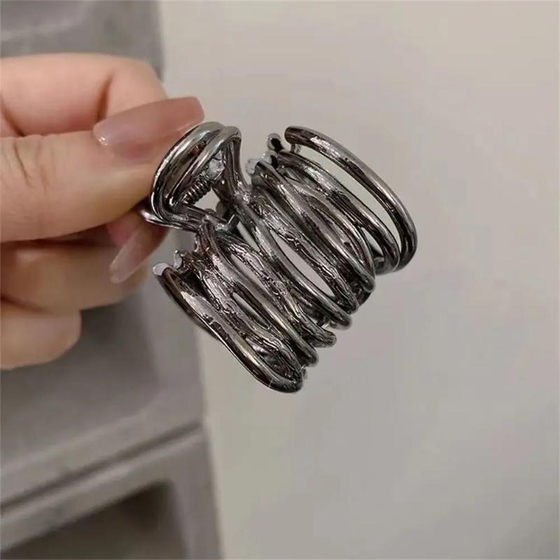 Mode Unregelmäßige Metall Haarspangen Rutschfeste Haarnadeln Für Frauen Mädchen Hoher Pferdeschwanz Halter Haaraccessoires Clip Haargriff Kopfschmuck