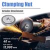 Winkelschleifer SDS Schnellspannmutter Metall Kontermutter für Kompatibel Für Bosch AEG, Hitachi, Metabo, Makita Stützteller Stahlschleifen