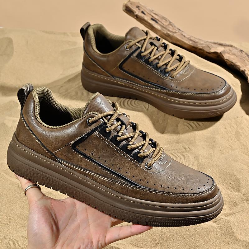 Men's Office Business Shoes Thick Sole Oxford Shoes Men's Genuine Leather Shoes Outdoor Casual Shoes Free Delivery