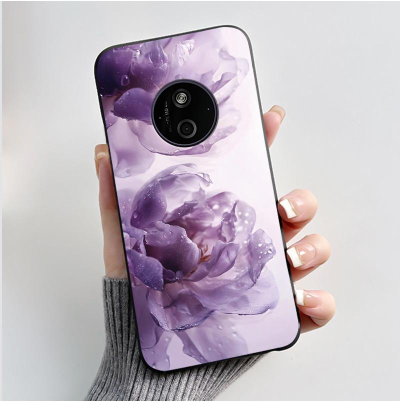 Casing For Nokia 125 110 4G 2024 HMD 110 Case Aesthetic Luxury Cute Cool Boys Girls Soft Silicone Black Matte Phone Cover Shell