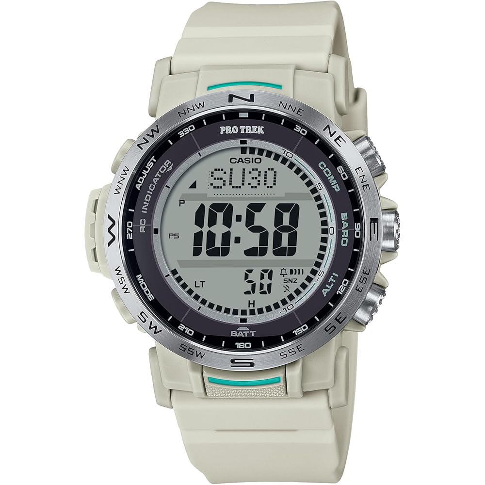 Casio Pro Trek PRW-35-7JF Men s Solar Radio Watch Beige Biomass Plastic Design