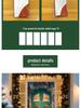 Cross-Border JIT Christmas Door Hanging Tapestry: Festive Decoration for Party and Room
