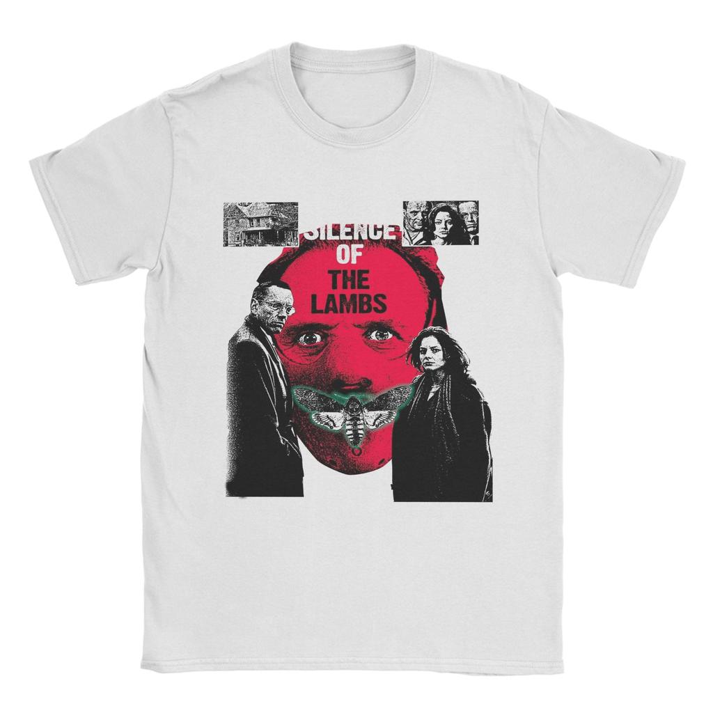 Men The Silence Of The Lambs T Shirt  100 Cotton Tops Fashion Short Sleeve Crew Neck Tees Plus Size TShirts