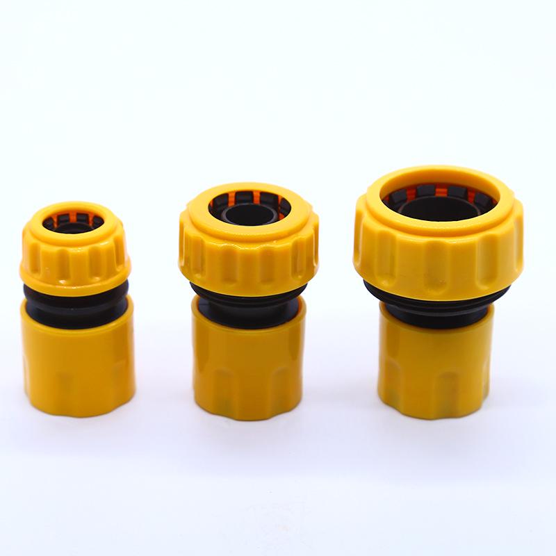 Leak-Proof Plastic Quick Connector for 1-Inch Water Pipes and Car Wash Water Guns