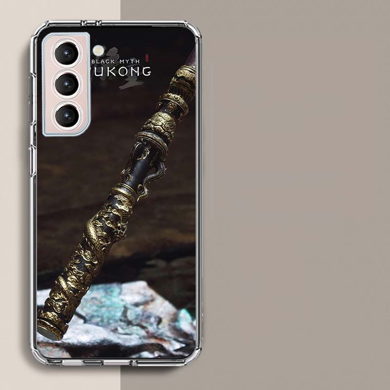 

Black Myth Wu Kong Phone Case For Samsung Galaxy S25 Edge S24 S23 FE S21 S20 S10 Plus S22 S26 Ultra Cover Clear Cases TPU Capa S Samsung S10