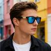 Stylish Polarized Sunglasses for Men Fashionable Square-Frame UV-Protective UV400 Shades Eyewear High-End Classic Driving Shades
