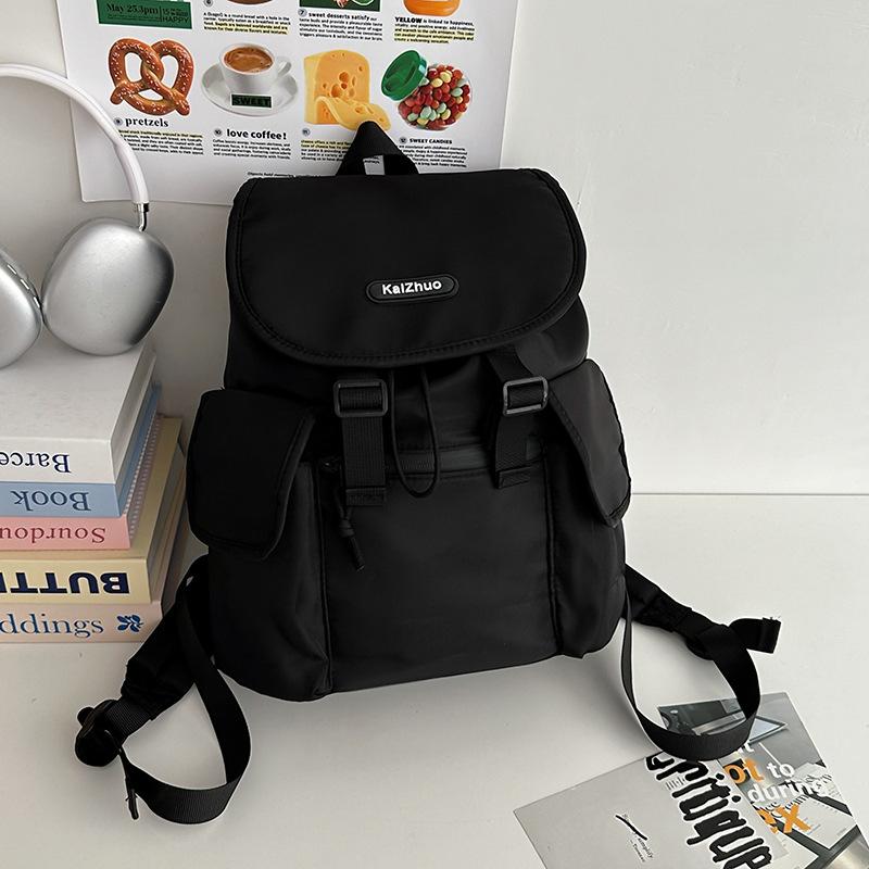 

Korean version of travel large-capacity backpack, new women s leisure sports trend small schoolbag, light travel commuter backpack чорний