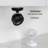 Compact Wall-Mounted Desktop USB Fan with Battery Charging - Silent for Home or Office