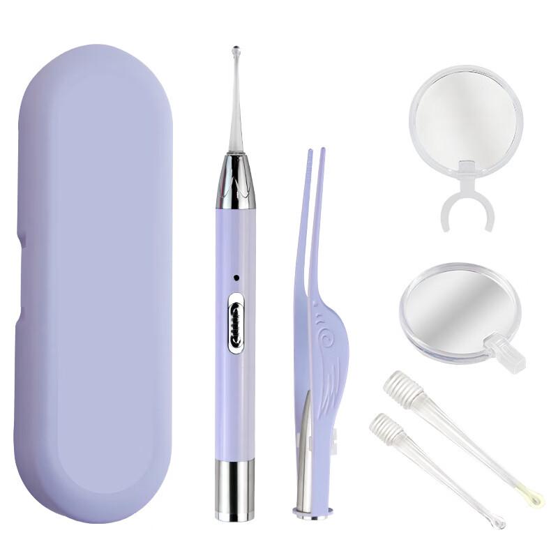 PULIAN 3-Piece Rechargeable Luminous Ear Pick Set for Kids