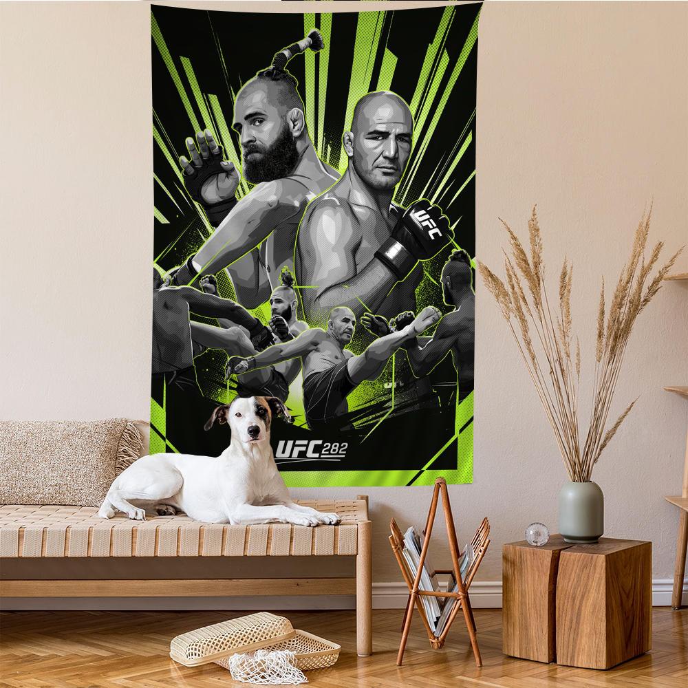 UFC Ultimate Fighting Championship Tapiz de Dibujos Animados Decoración del Hogar Hippie Bohemio Decoración Adivinación Decoración del Hogar