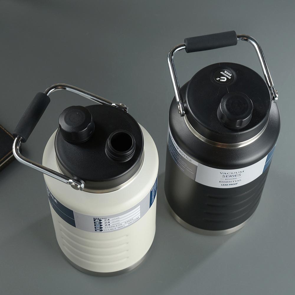 2L Large Capacity Vacuum Flask 304 Stainless Steel Vacuum Bottle Outdoor Portable Water Bucket Cold And Heat Preservation Bucket