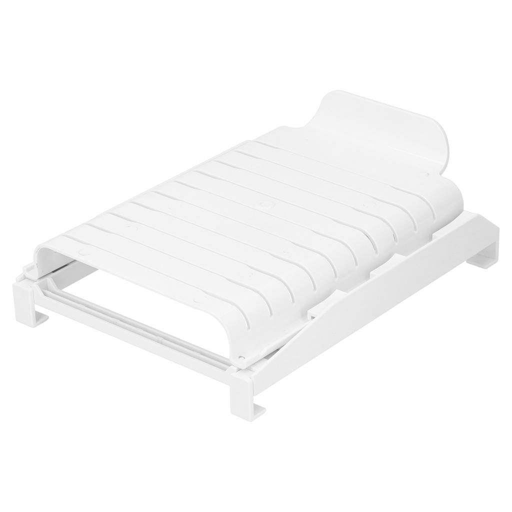 Kühlschrank-Lagerregal Ausziehbare Schubladeneinlage Behälter Kühlschrank Lebensmittel-Organizer Küchenzubehör(Weiß )