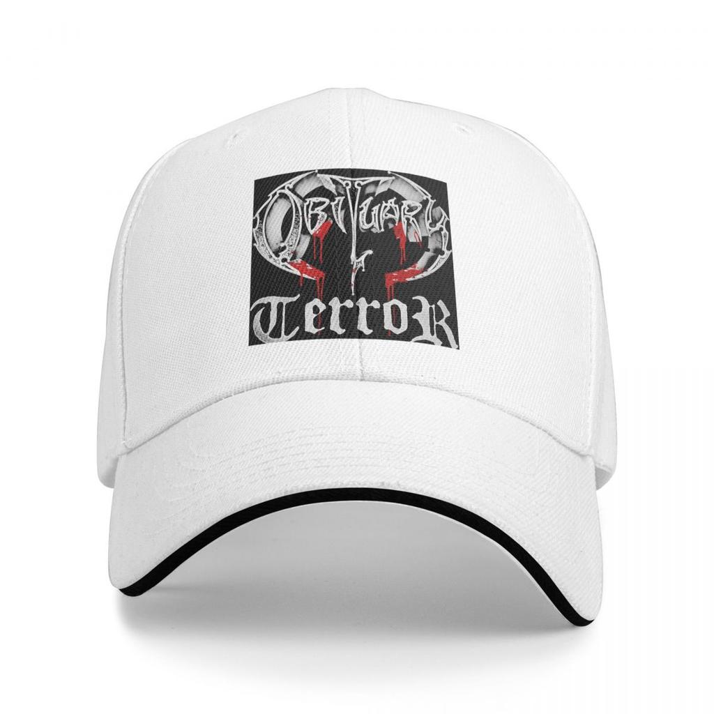 Unisex Baseballkepsar Dödsannons Death Metal Rockband Musik Utomhus Streetwear Sport Baseballkepsar Hip Hop Keps Casquette Hattar